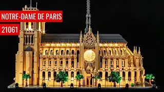 LED Light Kit for LEGO Notre-Dame de Paris 21061 Light Kit (Remote Version)