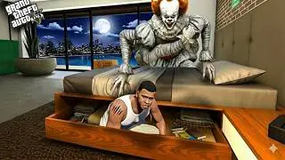 Franklin Shinchan Found Scary Clown in Gta V Part 1 in Telugu 