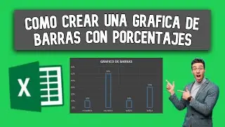 📊Como hacer una grafica de barras en excel con porcentajes