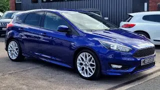 2017 (67) Ford Focus ST-Line 1.5 TDCi 5Dr, цвет Deep Impact Blue. Пробег 49 тыс. миль. Навигационная система. Расход топлива более 70 миль на галлон. 10 000 фунтов стерлингов.