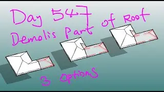 Упражнение по Revit (День 547) — Снос части существующей крыши с помощью голоса :)