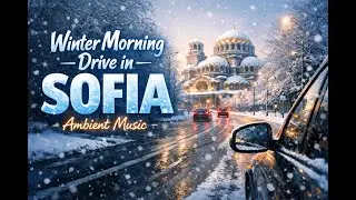 Winter Morning Drive in Sofia | Ambient Music