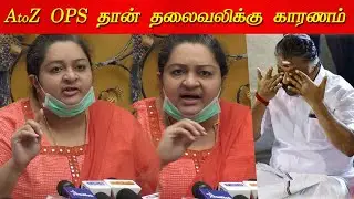 OPS தான் எல்லாத்துக்கும் காரணம் - J Deepa ஆவேசம் | J Deepa Pressmeet Jayalalitha Poes Garden news
