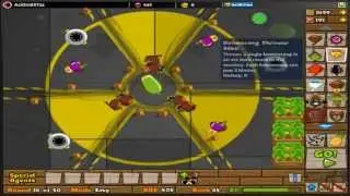 Bloons Tower Defense 5 - BTD5 Walkthrough | NEW EXTREME MAP Bloontonium Lab/Track 5 | Easy Mode
