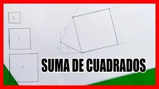 Hallar un CUADRADO cuya ÁREA sea la suma de 3 CUADRADOS