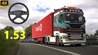 Dresden to Berlin Germany | ETS2 1.53 | Smooth Interior Camera | Moza TSW