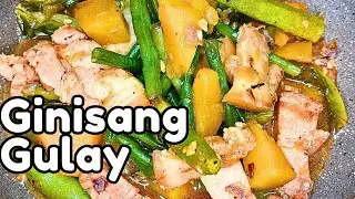 Ginisang gulay with baboy | Easy Sauted mix vegetable with pork