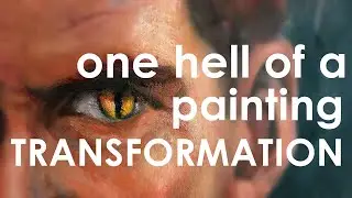 Oil Painting Transformation: From David Tennant to Crowley - Artistic Metamorphosis