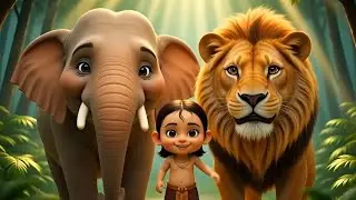 हाथी और शेर की अनोखी दोस्ती | Hindi Moral Story |दोस्ती जो जंगल बदल दे kartune kahani cartoon video 