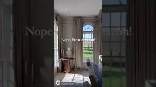 ARE THESE VELVET DRAPES CUSTOM? - They're SO Soft & Beautiful, But Are They Custom Made?