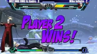 UMVC3 Exhibition: MCZ DMG OMG itz Andre vs Mike Infinite - WB6 Road to Evo 2012