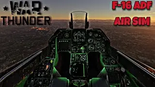 | F16 ADF Air Simulator Battles | #warthunder Sim Gameplay