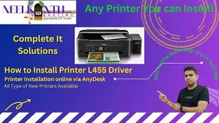 HOW TO INSTALL EPSON L455 INK TANK PRINTER ANY PRINTER INSTALLATION