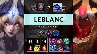 LeBlanc Support vs Xerath: Legendary - EUW Master Patch 25.S1.1