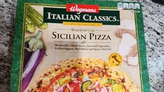 Wegman's Sicilian Wood-Fired Crust Pizza Review #pizza #pizzalover #wegmans