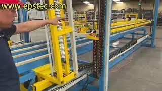 Automatic wire setting for Column type EPS cutting machine