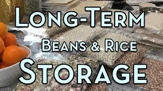 Packing Dry Beans & Rice for Long-Term Storage