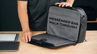 The NOMATIC Messenger Bag WALK THROUGH - How to Use it!