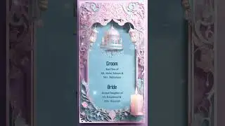 Download the Classic 3D Muslim Nikah Ceremony Invitation Today wc1