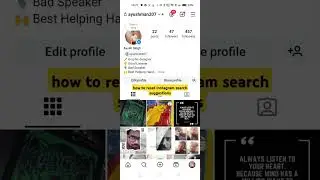 how to reset instagram search suggestions #howto #instagram #andriodapps #tech #tutorial