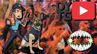 MAN AANGEVALLEN DOOR POLITIEHOND! #Chaos! DYTG vlog @GSBNL