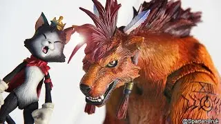 Play Arts Kai Final Fantasy VII Advent Children Red XIII Nanaki Figure Review