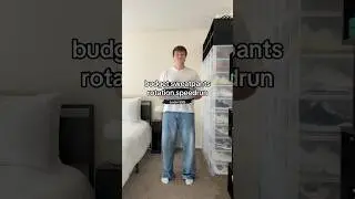 Budget Sweatpants Rotation Speedrun #shorts