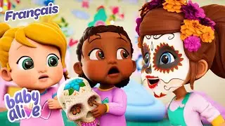 Voler le Crâne de Bonbons 🍭 | Vidéos pour bébés | Baby Alive Français ⭐️ Dessin Animé Pour Bébé