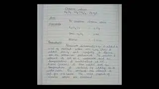Potash Alum ,Chrome alum, Tris thiourea copper 1 chloride dihydrate & Hexa thiourea lead 2 nitrate