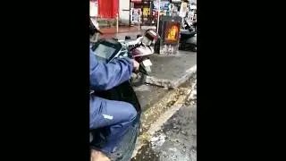 OLA electric scooter spotted running on road with speed.