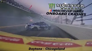 2018 NASCAR Cup Series Onboard Crashes (Part 1)