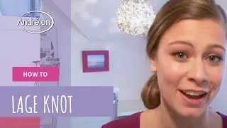 Lage knot maken - Andr&eacute;lon Haar Tutorial