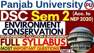 Environmental Pollution and Management | Important Questions| Environmental Conservation BA 1st Year