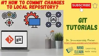 #7 Git Tutorials for beginners - How to commit changes to Local repository?