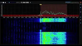 Russian Military (5360Khz) January 17th, 2026 Russian anthem, music switch
