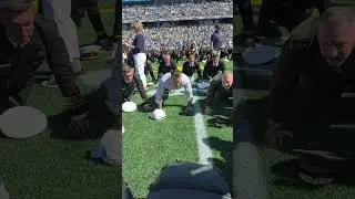 Secretary of War Doing Pushups