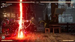 Mortal Kombat 1 - Dark Raiden Boss Fight Invasion Season 5 Ending