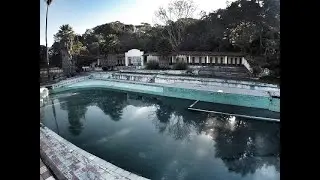 balneario abandonado en medio del bosque la primavera