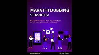 Professional Marathi Dubbing Services: Connect with Your Audience Effectively | VoxDubs.com