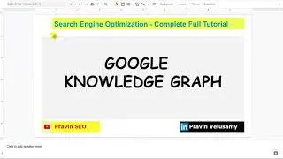 Google Knowledge Graph | Knowledge Graph Full Details | SEO