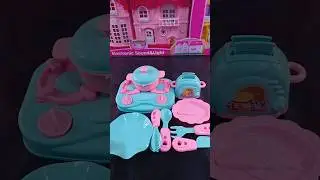 Satisfying with Unboxing Fancy Barbie PINKY Mini Kitchen Collection Review | ASMR