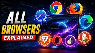 All Major Web Browsers Explained — Chrome, Firefox, Safari, Edge, Brave & More 🌐