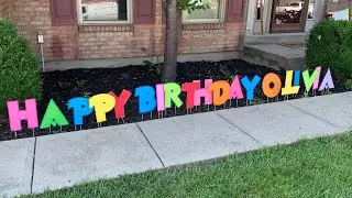 DIY YARD LETTERS WITH CRICUT OR CAMEO