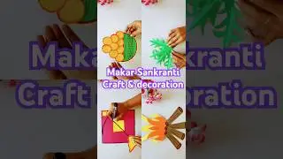 DIY Makar Sankranti & Lohri Crafts | board decoration ideas | featival decoration |tiktikwowcreation