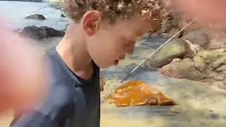 Brincando na praia 
