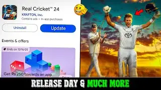 Real Cricket 24 Official Release Day 😍 With Much More Imformation...