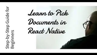 How to pick documents from files in react native's new architecture without third party lib