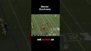 Mental Quickness #NFL #FootballIQ #DefensivePlay #Interception #SportsAnalysis