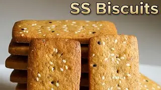Sorghum Sesame Seed Biscuits | Healthy Indian Snacks | Easy Recipe | Savory biscuits