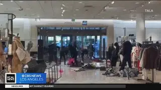 LA District Attorney Gascon discusses Canoga Park smash-and-grab robbery